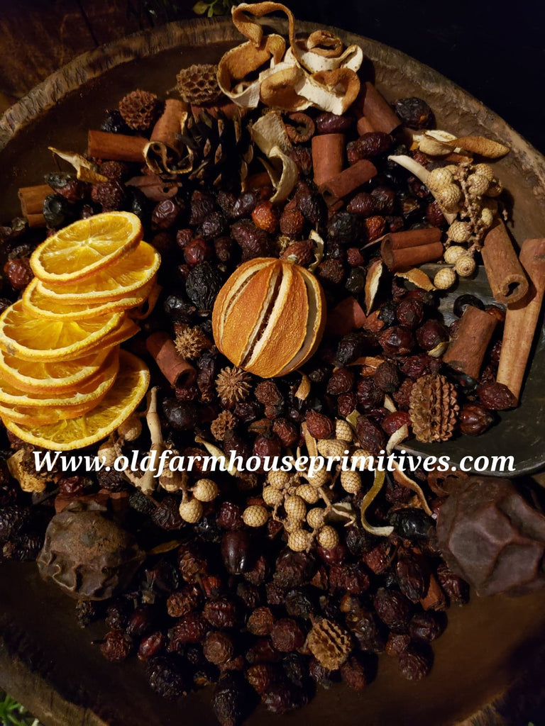 PSCP3 Primitive Chunky Gatherings "Orange Clove" 🍊 Scented Potpourri
