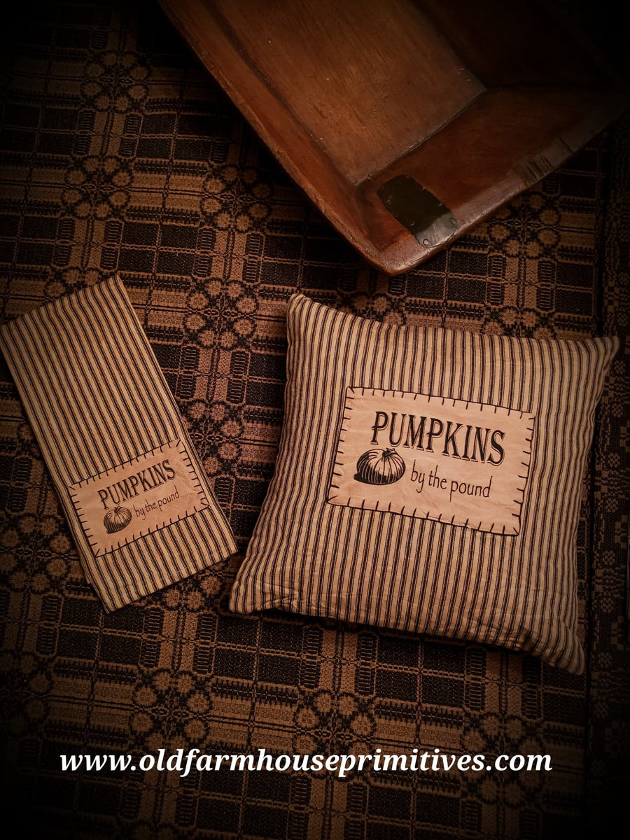 #RPBPT1 Primitive Tea Dyed-Black Pumpkins by the Pound Towel BACK IN S ...