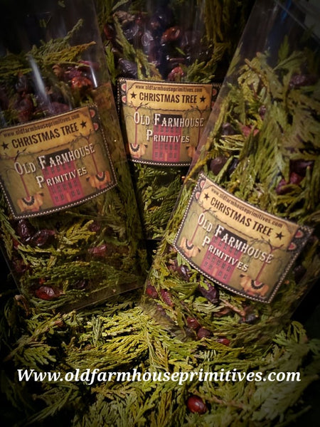 #CTP9 Primitive Christmas Thyme Potpourri "Cedar & Rose Hips" (Made In USA) Back In Stock!