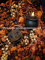 #PSCP123 Primitive Chunky Gatherings "Witches Brew" 🎃 Scented Potpourri