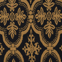 #2060 Arlington 2060 Mustard Black (B)Furniture Upholstery Fabric