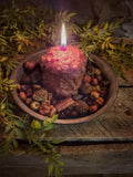 #TCS22 Primitive Gingerbread Spice Latte Hearth Candle (Made In USA)