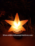 #VJMDWG  Primitive Large Warm Glow Star ⭐️ Electric Bulb