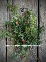 #RH35 Douglas Fir Spray With Pine Cones