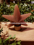 #VJMSB Primitive Large Brown Cinnamon Star Silicone Bulb  Electric Grubby Bulb