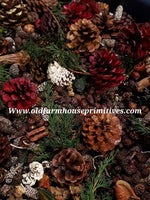 #PSCP9 Primitive Chunky Gatherings "A Winters Night"🌲 Scented Potpourri