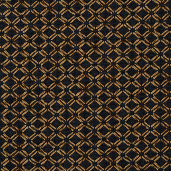 Diamond 2037 Mustard Black (B) Furniture Upholstery Fabric