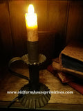 #RJ19 Primitive Electric Barton Tin Chamberstick (Made In USA)