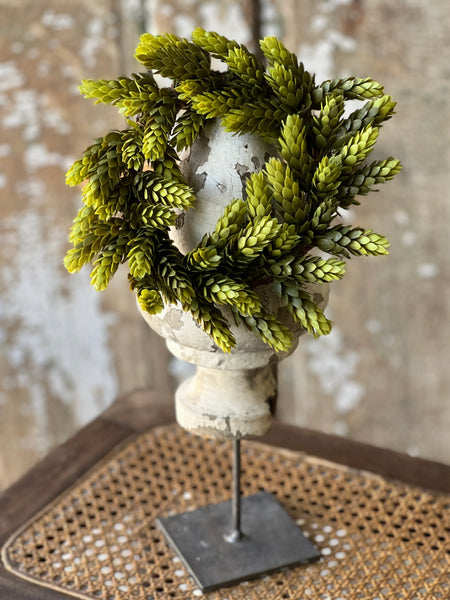 V91623 Green Hops Candle Ring