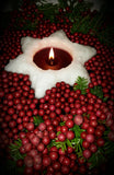 #TCS16 Cranberry Sugar Cookie Floating Star Candle Kit (Made In USA)