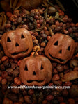 #JOL1 Primitive Spooky Jack-O-Lantern Pumpkin 🎃 Bowl Fillers #1 Seller!