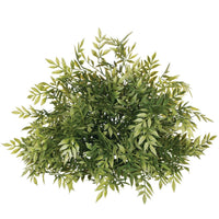 02225ORB Wisteria 7" Artificial Green Half Orb