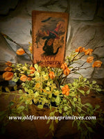 #PHHPF Primitive Fall "Happy Halloween" Potted Floral Arrangement 🎃  Back In Stock