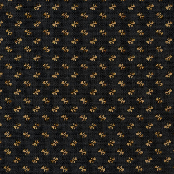 Little Bit 2004 Mustard Black(B) Furniture Upholstery Fabric