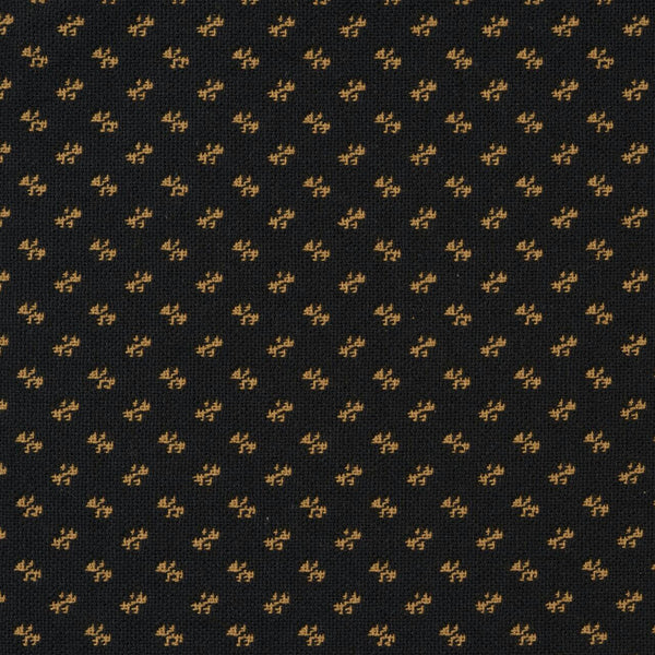 Little Bit 2004 Mustard Black(B) Furniture Upholstery Fabric