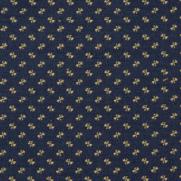 Little Bit 2022 Ecru Navy (B) Furniture Upholstery Fabric