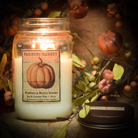 #HSPMS1 Pumpkin Maple Scone 16oz Mason Jar Soy Candle