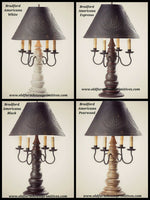 #9196X Bradford Lamp with Shade In Americana Colors (Made In USA)