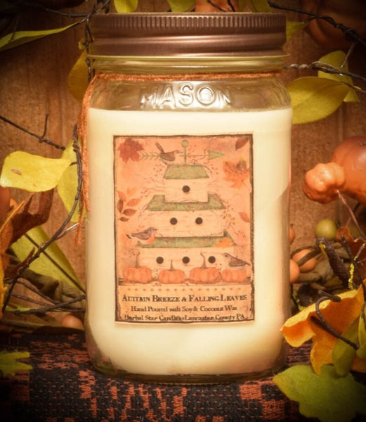 HSC16FL "Falling Leaves🍂 & Autumn Breeze" 16oz Jar Candle