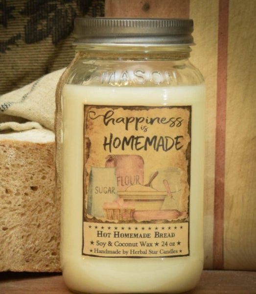 HSC24HB "Homemade Bread" 24 oz Jar Candle