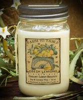 #HSC16LD "Lemon Daisy" 🍋 16oz Soy Jar Candle