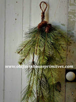 #LHF18 Black Hills Long Pine Needle & Cedar Hanging Vine