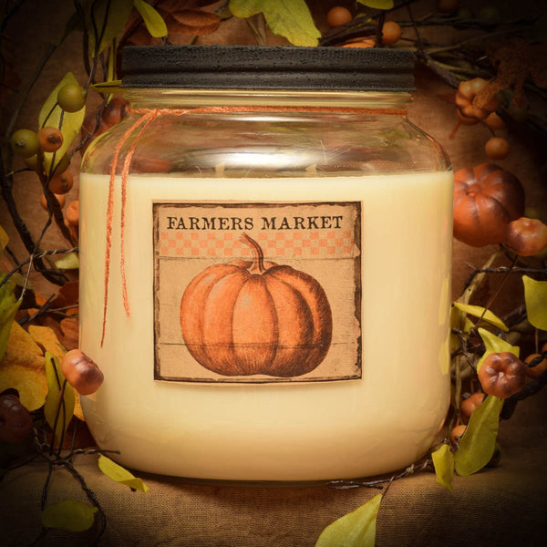 #HSPMS3 Pumpkin Maple Scone  Half Gallon Mason Jar Soy Candle