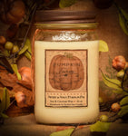 #HSPSP18 Primitive Soy Blend "Pumpkin Star Patch" 16 Ounce Jar (Made IN USA)