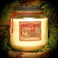 #HSW26 Prancer’s Pumpkin Bread 100% 64 Ounce Soy Blend Candle (Made In USA)