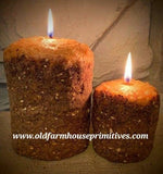 #TCS4 Primitive Prairie Blossoms Hearth Candle (Made In USA)
