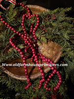 #RH821 Cranberry Garland 9' 🌲Back In Stock!