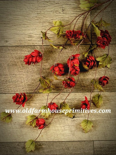 #RH81 Red Hops Stem #1 Seller – Old Farmhouse Primitives