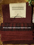 #PGWCSB Primitive Gatherings Hand Dyed Wool "SALTBOX" Fabric Charm Bundles100% Wool Fabric